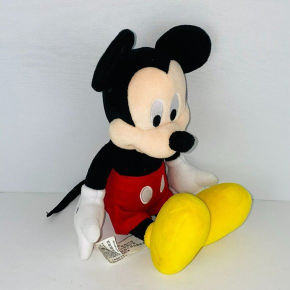 Disney Parks Authentic Merchandise Mickey Mouse Character Plush Stuffed Animal - Picture 4 of 7